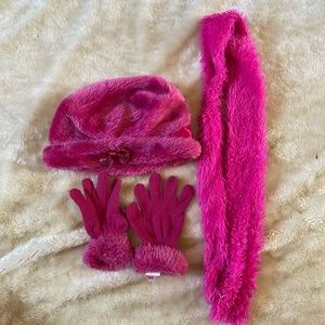Little girls winter accessories